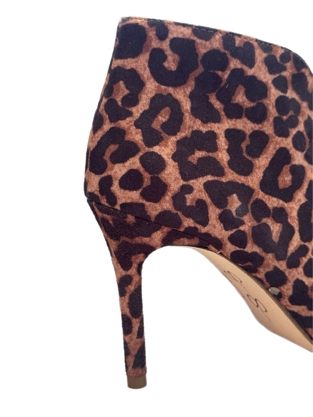 Jessica Simpson Tavely Leopard Print Pointed Toe Stiletto Booties - Picture 5 of 8